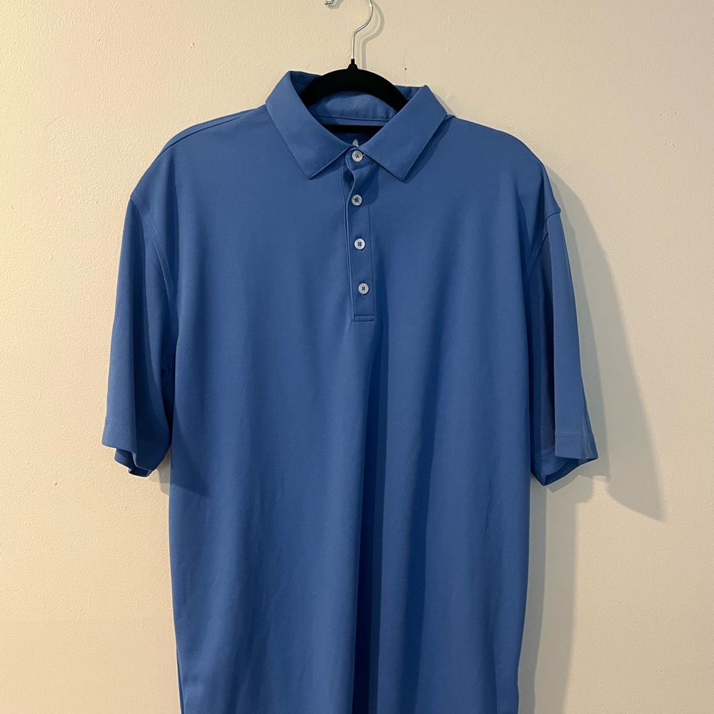 Johnnie-O Medium Blue Polo